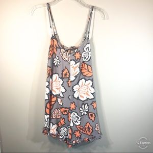 Lucy Love | Ibiza Gray Floral Romper